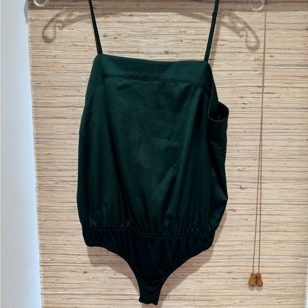 Deep green bodysuit